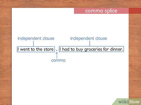 How to Identify and Fix a Comma Splice: 10 Steps (with Pictures)