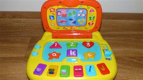 Peppa pig musical learning toy. My First Laptop /computer educational ...