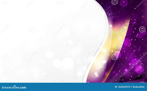 Abstract Purple and Gold Wave Business Background Illustration Stock ...