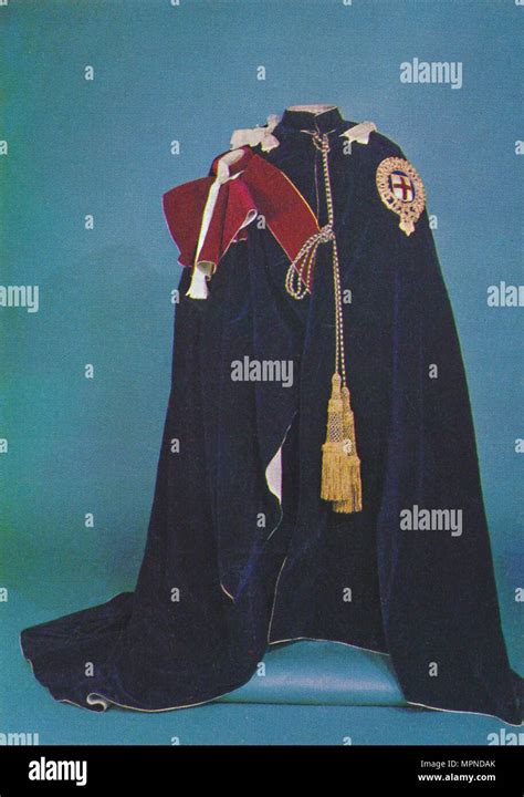 'Robes of the Order of the Garter', 1953. Artist: Unknown Stock Photo ...