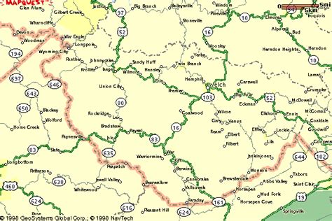 McDowell County, W.V. Map - MINGO COUNTY, W.V. ARES/RACES & SKYWARN