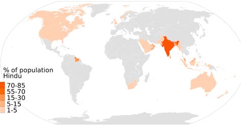 Hinduism Map | World Map 07