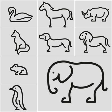 Fab Graphic Design - Simple and Effective Animal Pictograms | Easy ...