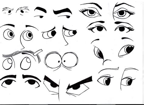 Cartoon eye study by My-Safe-Haven on DeviantArt