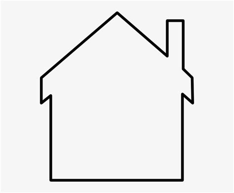 house outline clipart black and white - Clip Art Library