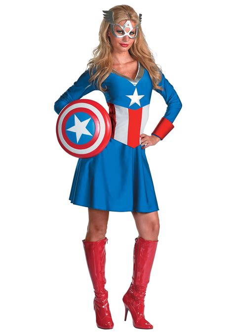 Women's Captain America Costume