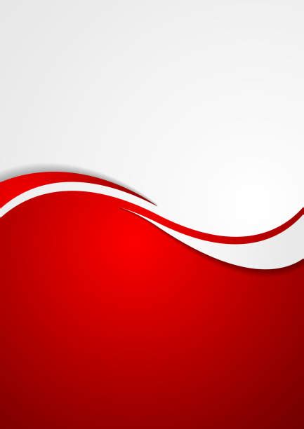 Red Wave Background