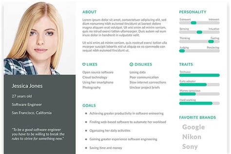 26 Best User Persona Template 2023 - Colorlib