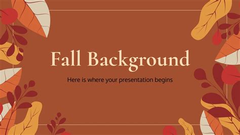 Free Fall Powerpoint Templates