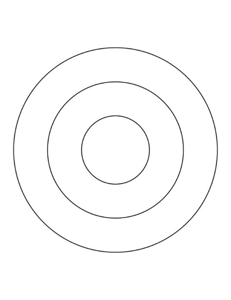 Concentric Circles Template Free - Free Templates Printable