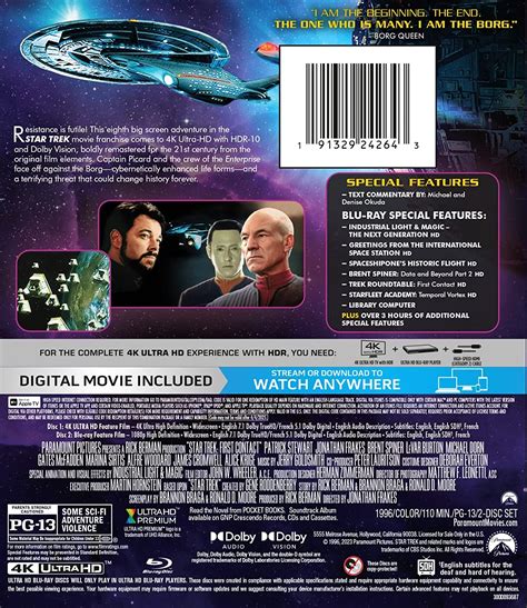 Better than Streaming: Do you have Star Trek: First Contact 4K Blu-ray ...