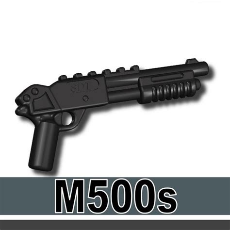 M500t Tactical 12 Gauge Shotgun Compatible With Brick Minifigures