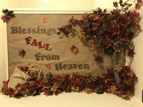 2018 Fall church bulletin board Blessings FALL From Heaven Catholic ...