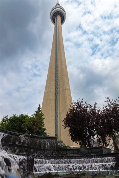 Toronto, Canada - August 26, 2021: the Canadian National Tower or CN ...