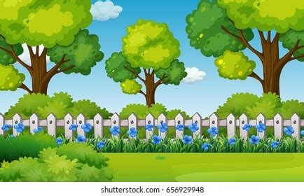 Clipart Garden Scenes