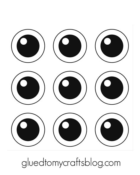 Printable Eyes For Crafts - Printable Word Searches