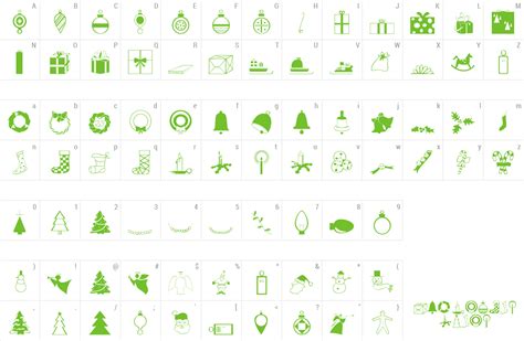 Xmas Font Dingbats Font | wfonts.com - download free