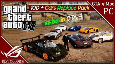 How to Install 100+ Car Replace Pack in GTA 4 | All-New Real Life Cars ...