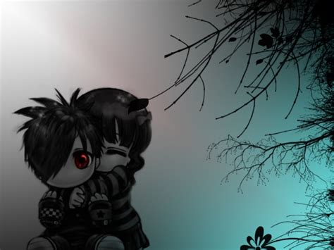 Anime Emo Couple wallpaper from EMO wallpapers