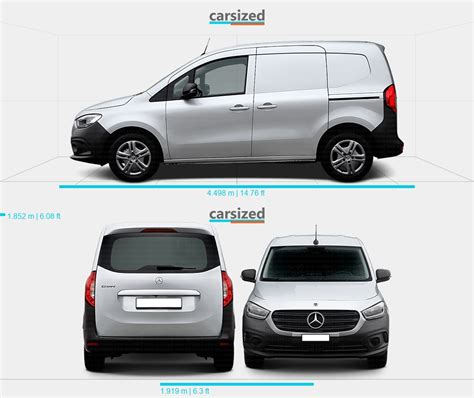 Mercedes-Benz Citan 2021-present Dimensions Side View