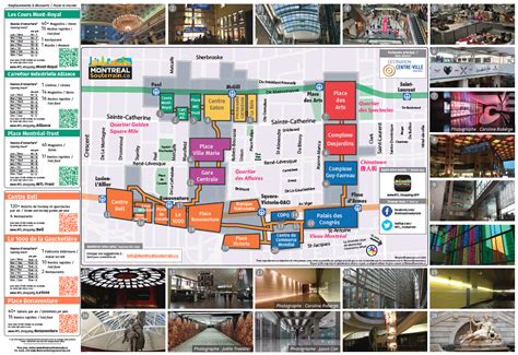 Carte Montréal Souterrain | Underground city map, Underground cities ...