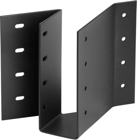 2 Pack Black Joist Hanger Skewed Left 45 Degree for 2x6 Lumer, 14 Gauge ...