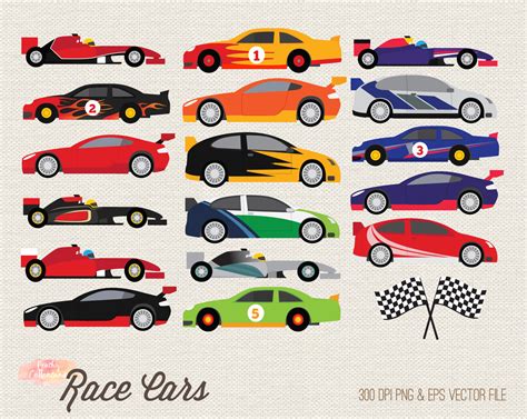 BUY 2 GET 1 FREE Race car clipart Racing car clipart race | Etsy