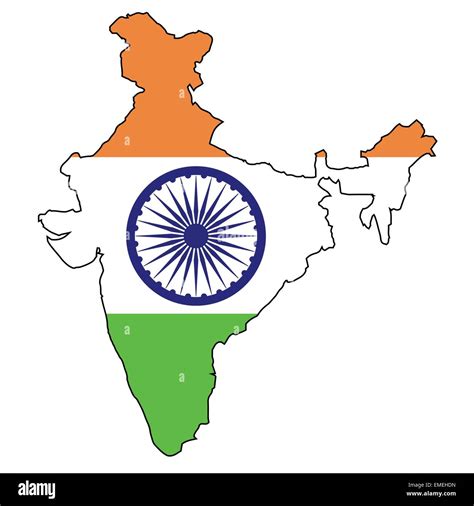 India Map Outline Colour - Get Latest Map Update