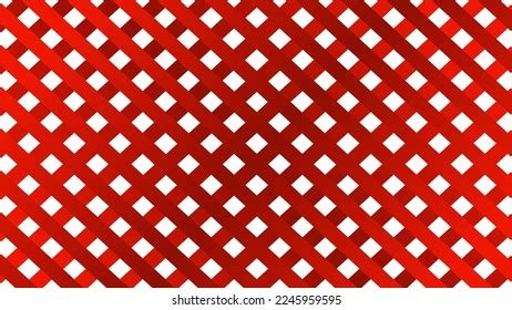 Red White Checkered Seamless Pattern Background Stock Vector (Royalty ...