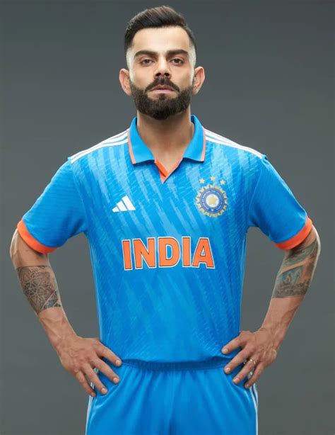 New India ODI World Cup Jersey 2023- Indian Cricket Adidas One Day ...