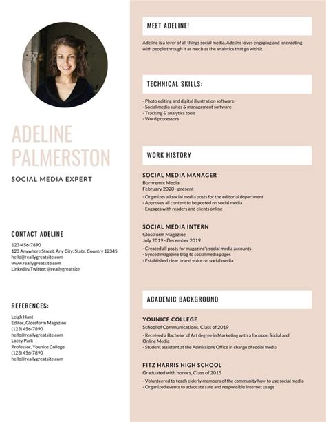 Page 16 - Free, custom professional infographic resume templates | Canva