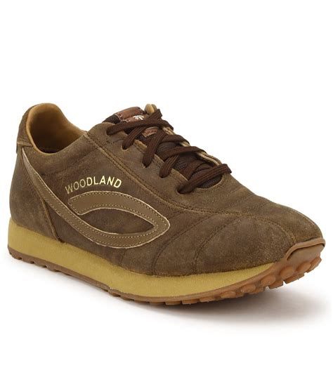 Woodland Brown Outdoor Casual Shoes - Buy Woodland Brown Outdoor Casual ...