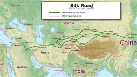 The Silk Road: Map and Summary of the Trade Route