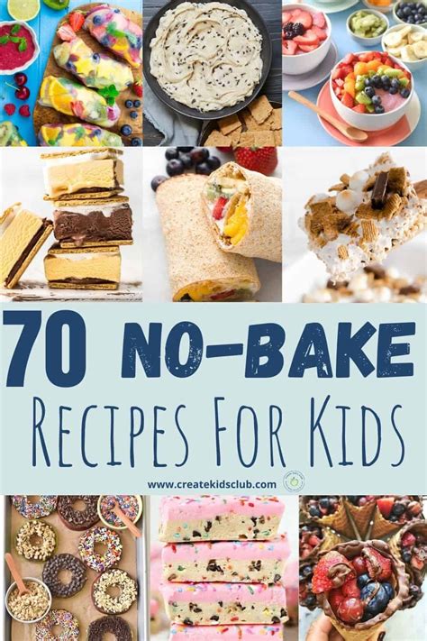 70 No-Bake Recipes For Kids to Make on Their Own | Create Kids Club