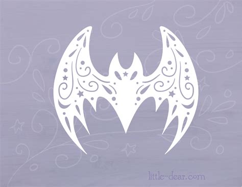 SVG Halloween Bat cut file for Cricut, Silhouette, PNG, JPG – Little ...