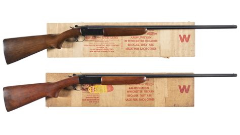 Collector's Lot of Two Winchester Model 37 Single Shot Shotguns | Rock ...