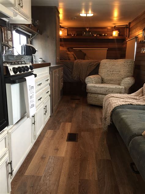 Open concept | Rv living remodel, Remodeled campers, Rv interior design