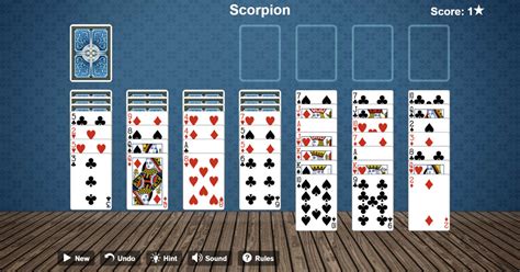 Scorpion Solitaire - Play Online - www.thelogicgame.com