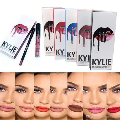 New !!kylie Jenner Lip Kit Kylie Matte Liquid Lipstick & Lip Liner ...