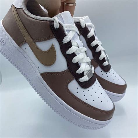 Coffee AF1 Customs (Brown) Air Force 1 | THE CUSTOM MOVEMENT in 2021 ...