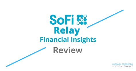 SoFi Relay Review - Get Financial Insights