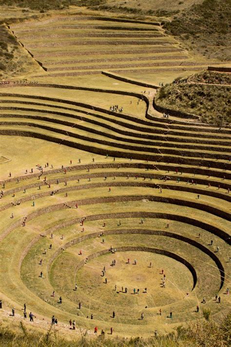 Moray, Cusco, Perú | Aerial view, Photo, Aerial