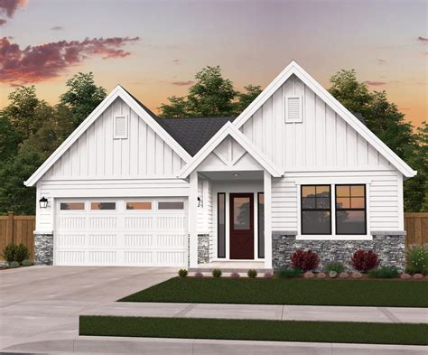 Midwest House Plan | One Story Farmhouse Home Design