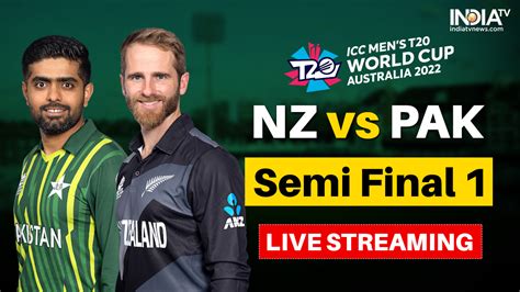 PAK vs NZ, T20 World Cup Live Streaming: When and where to watch ...