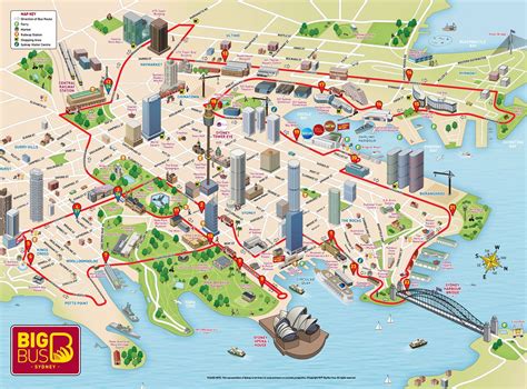 Sydney Attractions Map