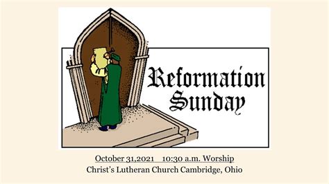 Reformation Sunday, 2021 - YouTube