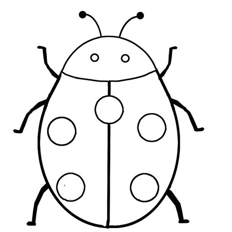 Ladybug Printable Coloring Pages - Coloring Home