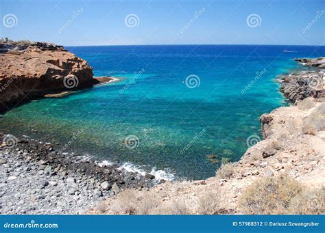 Beautiful Beach in Playa Paraiso N Tenerife Stock Photo - Image of ...