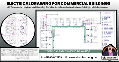 Expert Electrical Drawing for Commercial Buildings - MEP Drafting