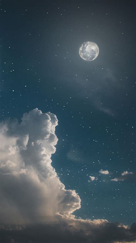 Night sky aesthetic wallpaper #wallpaper #iphone #android #background # ...